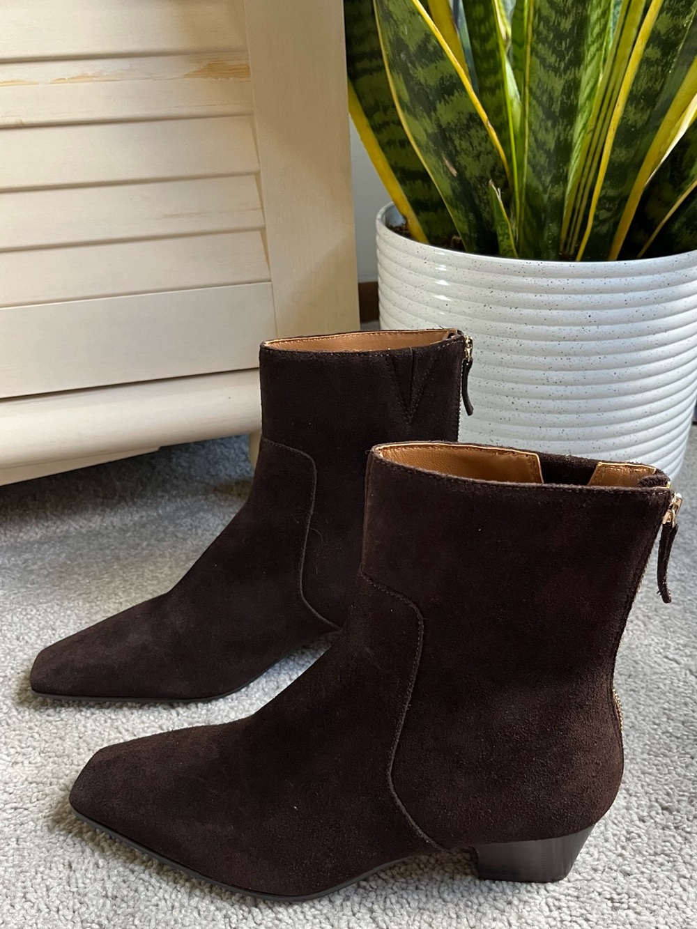 NWOB Madewell Lexie Ankle Bootie in Genuine Suede 7
